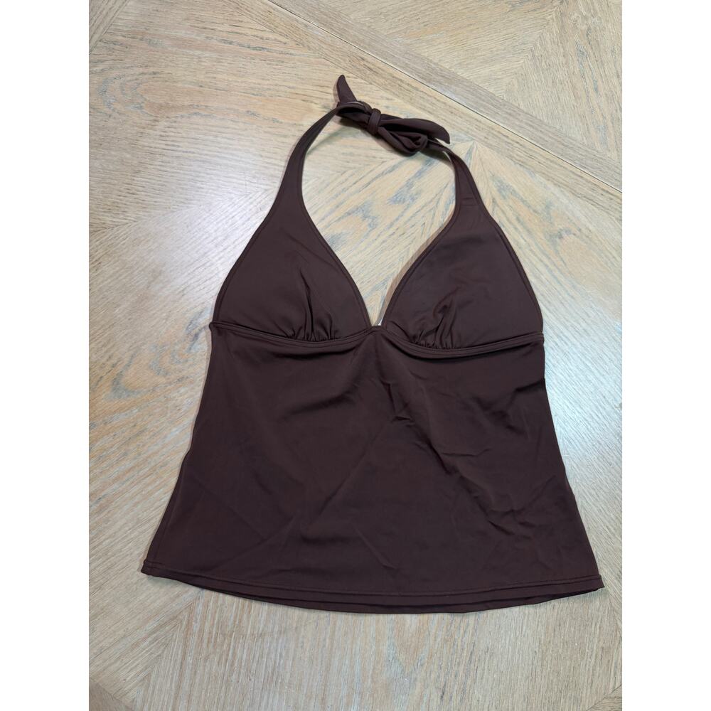 Victoria’s Secret 2000’s y2k brown halter tankini top size medium